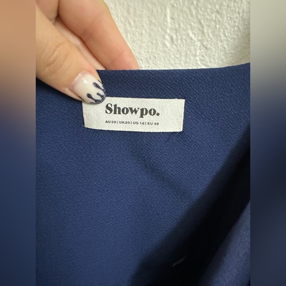 Showpo Navy maxi dress - Picture 3 of 5